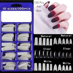 lip ray 100 PCS Nail Art & Extension Kit - Salon-Style Nails at Home in Minutes