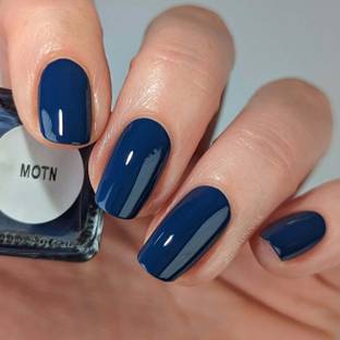 Chicglosss Blue color nails,plain Blue nails