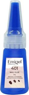 Emigel Professional 401 Nail Glue for Artificial Nail Extensions Rapid Fix Glue, Quick Drying