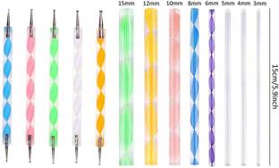 KRISHNA 13 Pcs Set of Mandala Rock Dotting Tools Nail Art Painting Tools Set