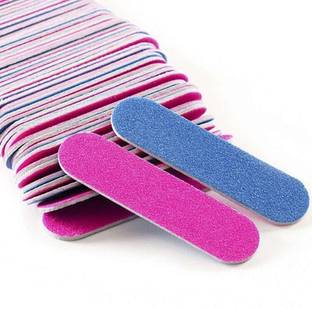 Sminakh NailFiler 12pcs(100/180)for Acrylic Natural Fingernail For professional(PF1)