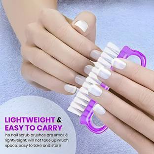 Glamezone Cleansing Nail Brush Manicure Pedicure Nail Brush