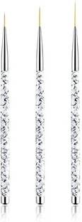Gleevia Nail Art Liner Brush, for Nail Art, Details, Blending, Elongated Lines 3in1