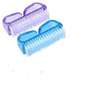 Miss Hot 2 Pcs Washing Nail Brushes Soft Dust Removal Plastic Cleaning Brush