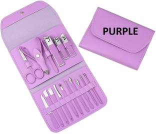 REVATAKG 16 Pcs Stainless Steel Manicure Pedicure Set Nail Clipper Cuticle Cleaning