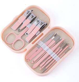 HENIJ All-in-One Nail Care Kit, 14-Piece Manicure & Pedicure Set with Storage Case