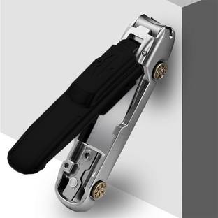 Marrone Creative Car Styling Stainless Steel Fingernail Clipper Cutters(Black & Silver)