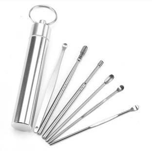 FROXY CARTS Ear Pick Wax Remover Tool Kit with Ear Curette Cleaner and Spring