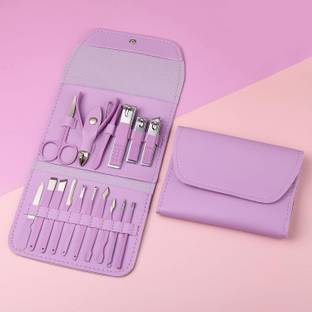 Uniquecartel Manicure Set Nail Clipper Kit - 16 Pieces Stainless Steel Manicure Kit