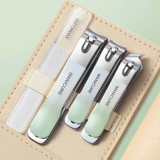 Taxila 4 Pcs Nail Clippers Set Large Toe Nail Clippers Kit Sharp Stainless Steel Cutter