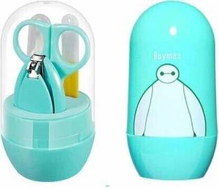 moms angel Baby Infant and Toddler Grooming Kit with Scissors 4 in 1 Set