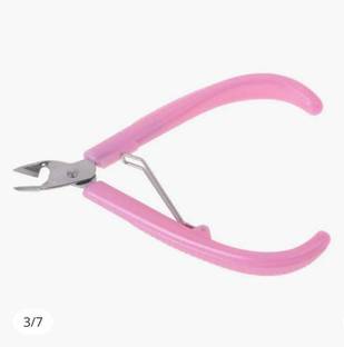 TRENDY PROFESSIONAL PLASTIC CUTICLE CUTTER PEDICURE TOO NAIL CLIPPER