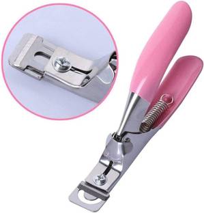 Satguru Nail Clippers,Pink Nail Clipper Manicure Tool Acrylic Gel False Nail Clipper