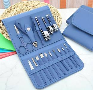 ShopDock Compact 16‑in‑1 Nail Grooming Kit with Tweezers, Scissors & Knife