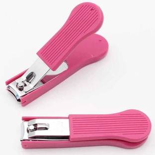 SHARPP Solid Pink Sharp & Sturdy Stainless Steel Nail Cutter and Nail Clipper