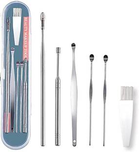 SAVORBIT Ear Cleaner Resuable Ear Cleaner Tool Set with Storage Box (Set of 6)