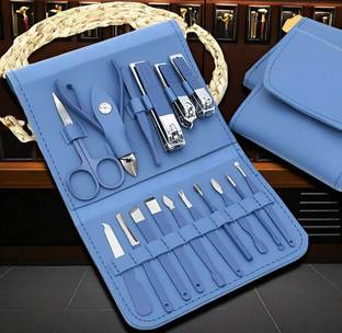 ShopDock Sleek 16-in-1 Manicure Set – Tweezers, Ear Pick, Cutter