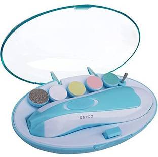 WAIRIT New Baby Nail File Electric,Baby Nail Trimmer with 6 Grinding Heads W132