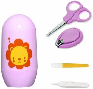 Teeny Weeny Baby Nail Scissors Gorgeous Trimmer Sets Safety Care Nail Cutter Nail Scissors Nails Suit Baby Nail Cutter Kit (4 in 1 Set)