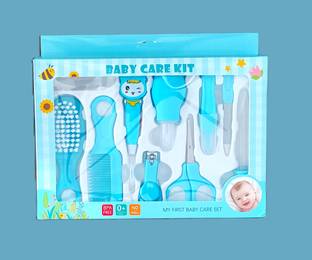 Maa Cares Complete Health Care and Grooming Kit for babies | 10 pieces | Blue |