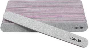 RANORE 10PCS 100/180 Nail Filers, Professional Nail Filer Set, Long Fingernail filers