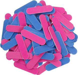 Plenteous Disposable Double Sided Emery Boards, Mini Nail Files Bulk - (50 Pcs)