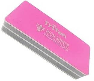 TRITON 2 in 1 Colourful Smooth and Soft Nail Buffer Shiner polisher Smoother Block