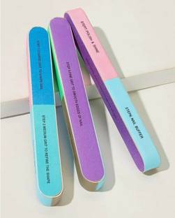 KIRA 7-Sided Nail Buffers/Filers for Manicure, pedicur kit for Women (Pack Of 3)