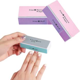 Temperia 4 Way Nail Filer & Buffer - Shaper, Shiner & Scrubber for Smooth, Polished Nails