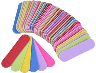 KIRA 100Pcs Double Sided Emery Mini Nail File Set For Manicure, Nail Studio & Home