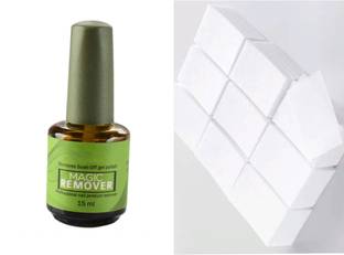 RANORE Magic Remover Nail Gel Polish With Cotten Wipes Pads Combo Set