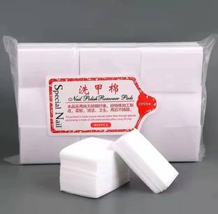 RANORE Gel Polish Remover Wraps, Nail Polish Remover Cleaner Wipes Paper Pad
