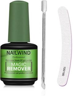 NAILWIND Gel Nail Polish Remover, Peel off in 3-5 Min, Quick & Easy Removes Gel Nail
