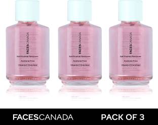 FACES CANADA Nail Enamel Remover - Transparent | Pack of 3