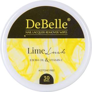 DeBelle Nail Lacquer Remover Wipes -Lime Lush