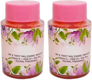 YAWI dip and twist nail polish remover combo of two jar
