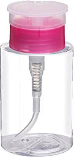 KIRA Pump Dispenser Bottle for Nail Polish Push Down Empty Plastic Makeup Remover