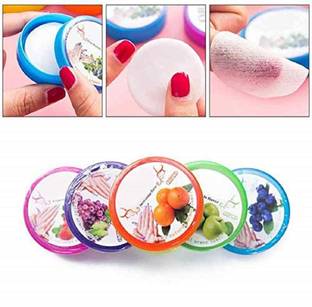 EVERERIN multiflavor nail paint remover pads wet tissue pack