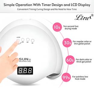 speginic Sun UV Led Nail Lamp Nail Art Machine Nail Art Tools Fast Nail Paint Dryer Nail Polish Dryer
