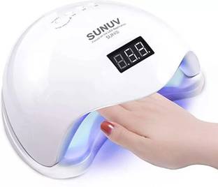 BOZLIN SUN5 MAX UV LED Nail Lamp Nail Gel Polish Dryer Led Dual Light Dryer (48W) Nail Polish Dryer