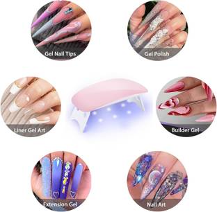 THTC 6W LED UV Portable Nail Dryer Curing Lamp Light2 Nail Polish Dryer