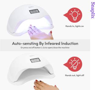 Snaplix UV Lamp to Cure Gel Extensions Quickly with Brilliant Shine Nail Polish Dryer