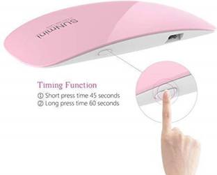 PARMARZONE Nail Dryer Mini, 6W LED UV Portable Nail Dryer Curing Lamp Light Nail Polish Dryer