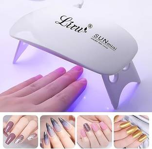 BCC TRADERS Mini Foldable Nail Lamp, Nail Polish Dryer Curing Lamp Light Portable Nail Polish Dryer