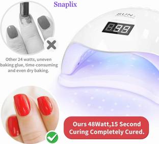 Snaplix UV Lamp with Auto Sensor for Quick Drying and Shine Nail Polish Dryer