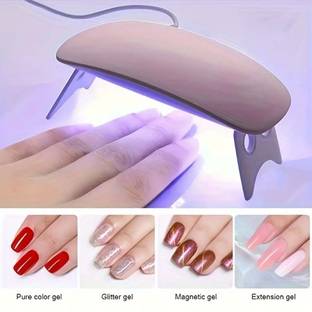 GULGLOW99 Nail Paint Dryer With USB | Nail Polish Dryer | LED UV Light Nail Polish Dryer Nail Polish Dryer