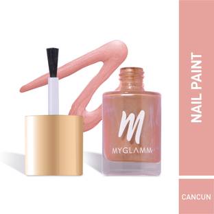 MyGlamm WANDURLUST MATT CHROME NAIL PAINT CANCUN Peach