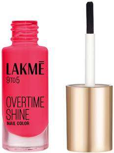 Lakmé 9 to 5 Primer + Gloss Nail Colour RedCarnival