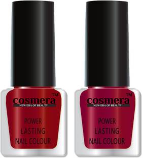 COSMERA Super Stay High Shine Quick Dry Nail Polish Combo Set of 2 N88 Multicolor