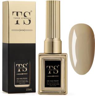 THR3E STROKES Gel Nail Polish UV | Long Lasting, High Gloss, Hema-Free for Nail Art | 76 - Bronco (UV Lamp Needed)